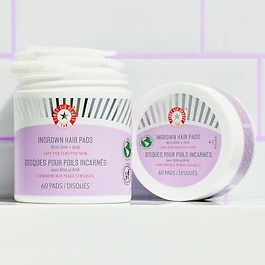 Ingrown Hair Pads - Batık tüyler için biyolojik olarak bozunabilen diskler x60